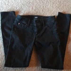 Hudson black Collin skinny jeans, size 29